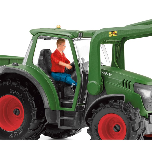 Schleich 42608 Tracteur et remorque, dès 3 Ans, Farm World - Coffret